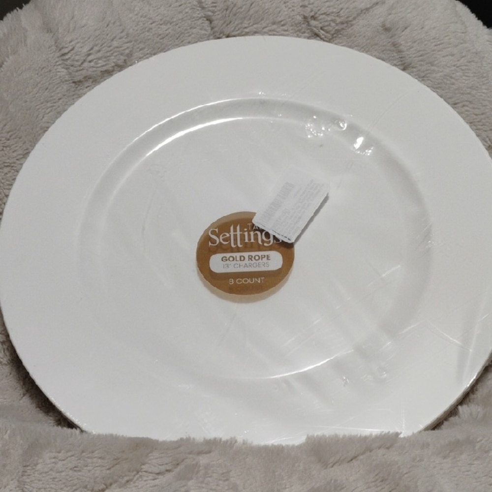 8 Count 13" Charger Plates
